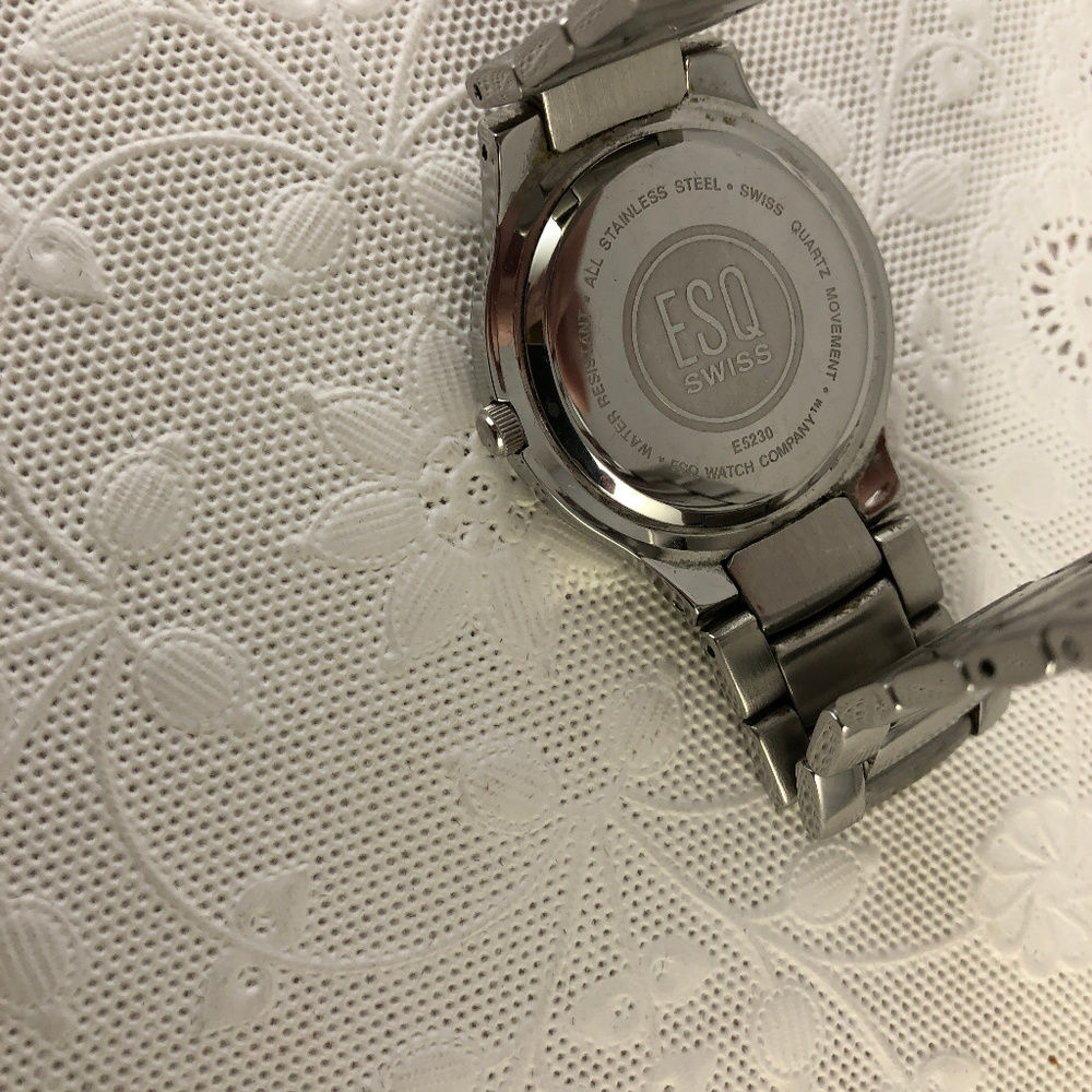 Vintage ESQ (Esquire) Movado Stainless Steel Watch - Picture 5 of 7